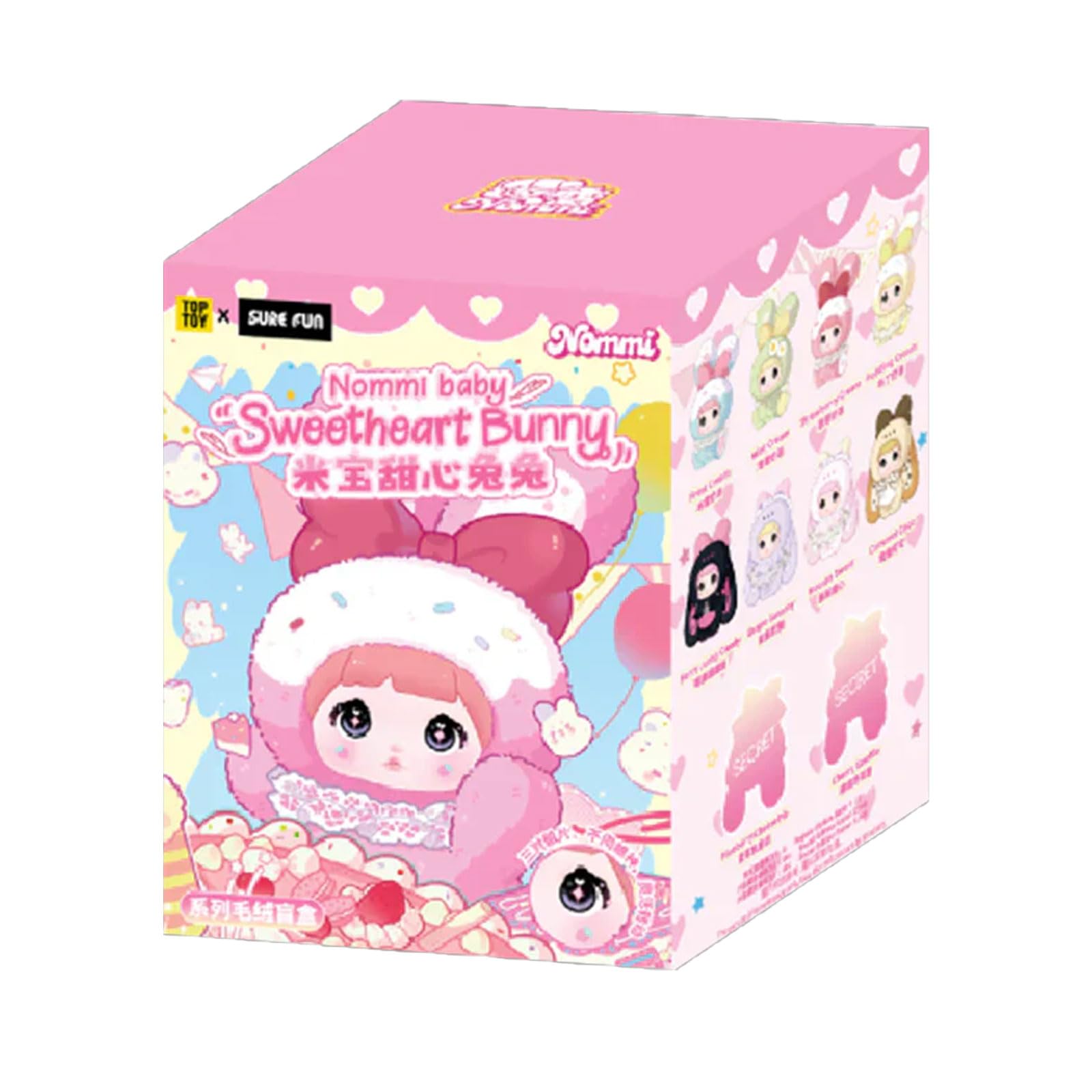 Fesuphy Nommi Blind Box, Cute Vinyl Blind Box Figures,Nommi